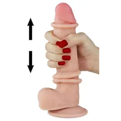 LoveToy SlidingSkin Gode réaliste SLIDING SKIN 16 x 4 cm